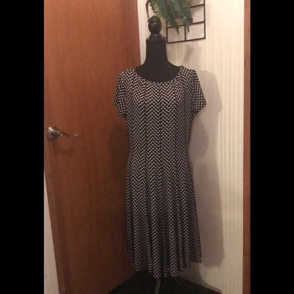 Forever Black & White Dress